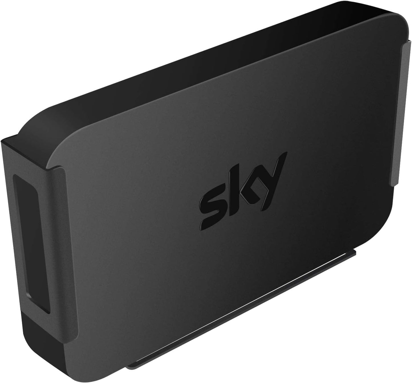 DINIAL Wall Mount for Sky Q Mini Box, Metal Wall Mounting Bracket in Black, Space Saving & Easy Installatio, Wall Mount Fixings Included